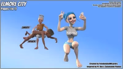 FemdomAndWizardry - Elmore City | 3D Incest Comic
